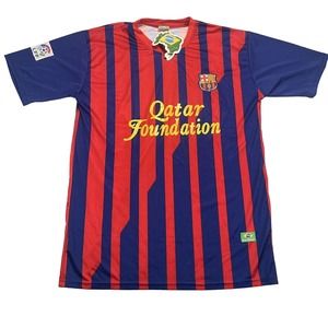 Barcelona Qatar Foundation FCB Jersey Size XL by Rio Sport New